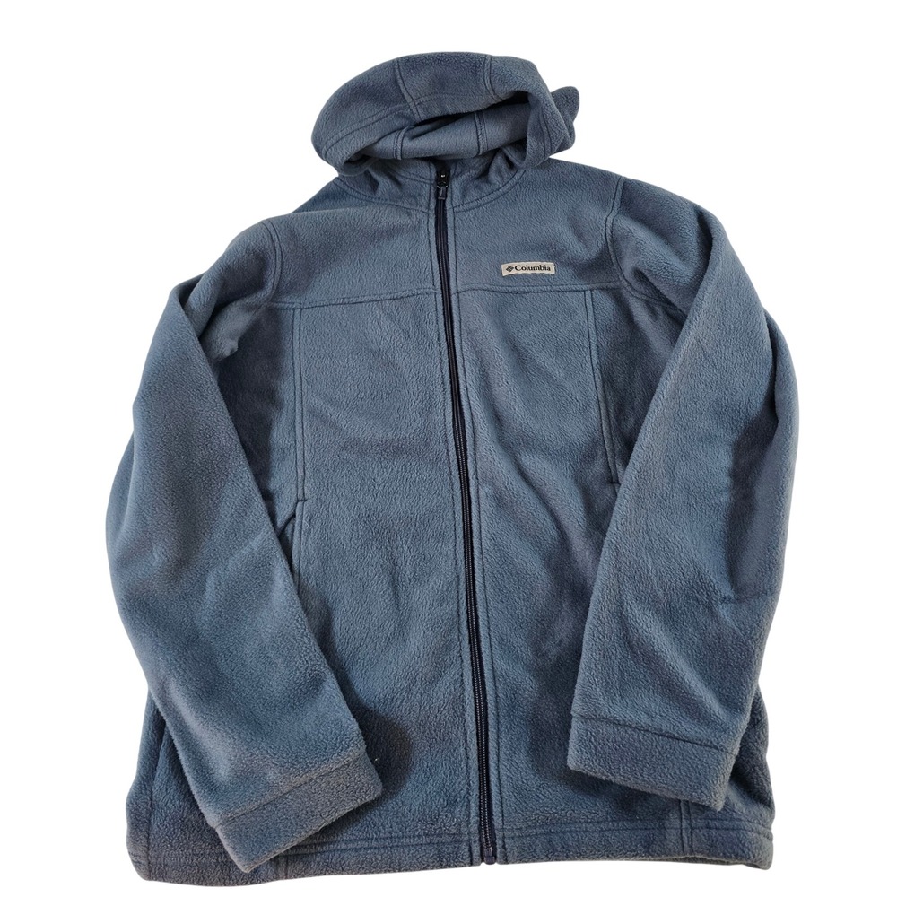 Columbia Kids Blue Steens Mountain Full Zip Fleece Hoodie XL 18/20 WB6024
